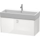 Тумба белый глянец 98,4 см Duravit Brioso BR405601022