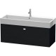 Тумба черный дуб 118,4 см Duravit Brioso BR405701016