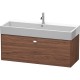 Тумба темный орех 118,4 см Duravit Brioso BR405701021