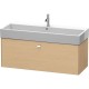 Тумба дуб 118,4 см Duravit Brioso BR405701030