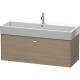 Тумба серый дуб 118,4 см Duravit Brioso BR405701035