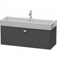 Тумба графит матовый 118,4 см Duravit Brioso BR405701049