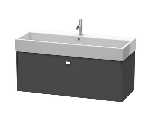 Тумба графит матовый 118,4 см Duravit Brioso BR405701049