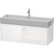 Тумба белый глянец 118,4 см Duravit Brioso BR405702222