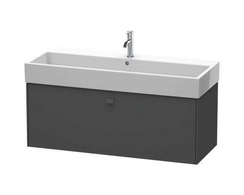 Тумба графит матовый 118,4 см Duravit Brioso BR405704949