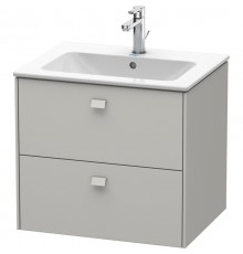 Тумба бетонно-серый матовый 62 см Duravit Brioso BR410100707