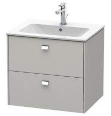 Тумба бетонно-серый матовый 62 см Duravit Brioso BR410101007