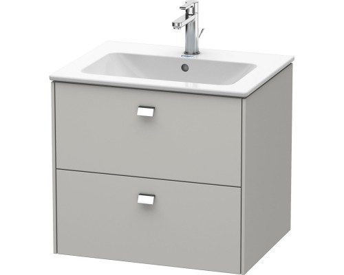 Тумба бетонно-серый матовый 62 см Duravit Brioso BR410101007