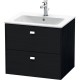 Тумба черный дуб 62 см Duravit Brioso BR410101016