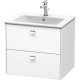 Тумба белый матовый 62 см Duravit Brioso BR410101018