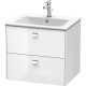 Тумба белый глянец 62 см Duravit Brioso BR410101022