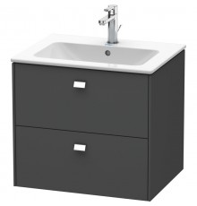 Тумба графит матовый 62 см Duravit Brioso BR410101049