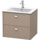 Тумба лен 62 см Duravit Brioso BR410101075