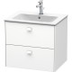 Тумба белый матовый 62 см Duravit Brioso BR410101818