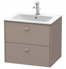 Тумба базальт матовый 62 см Duravit Brioso BR410104343