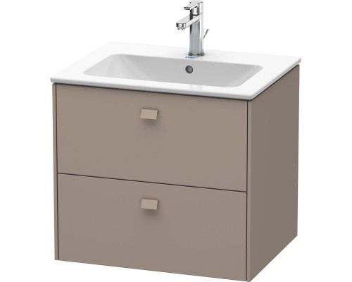 Тумба базальт матовый 62 см Duravit Brioso BR410104343