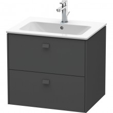 Тумба графит матовый 62 см Duravit Brioso BR410104949