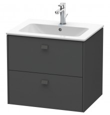 Тумба графит матовый 62 см Duravit Brioso BR410104949