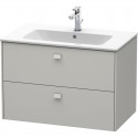 Тумба бетонно-серый матовый 82 см Duravit Brioso BR410200707 Тумба бетонно-серый матовый 82 см Duravit Brioso BR410200707