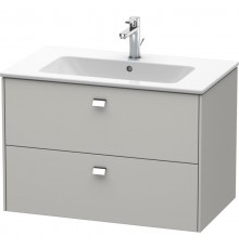 Тумба бетонно-серый матовый 82 см Duravit Brioso BR410201007