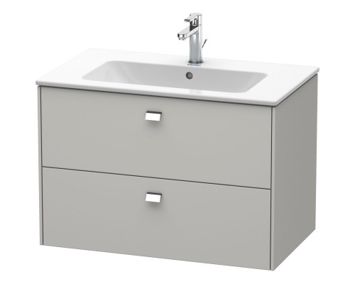 Тумба бетонно-серый матовый 82 см Duravit Brioso BR410201007