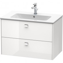 Тумба белый глянец 82 см Duravit Brioso BR410201022