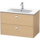 Тумба дуб 82 см Duravit Brioso BR410201030