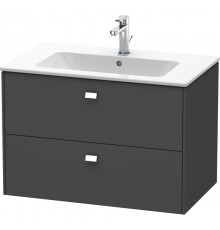 Тумба графит матовый 82 см Duravit Brioso BR410201049