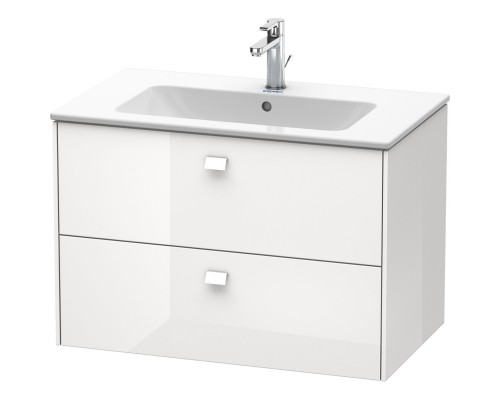 Тумба белый глянец 82 см Duravit Brioso BR410202222