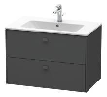 Тумба графит матовый 82 см Duravit Brioso BR410204949