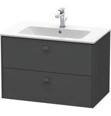 Тумба графит матовый 82 см Duravit Brioso BR410204949