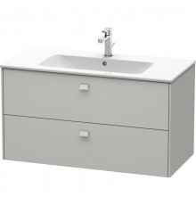 Тумба бетонно-серый матовый 102 см Duravit Brioso BR410300707