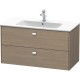 Тумба серый дуб 102 см Duravit Brioso BR410301035