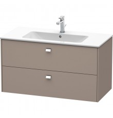 Тумба базальт матовый 102 см Duravit Brioso BR410301043