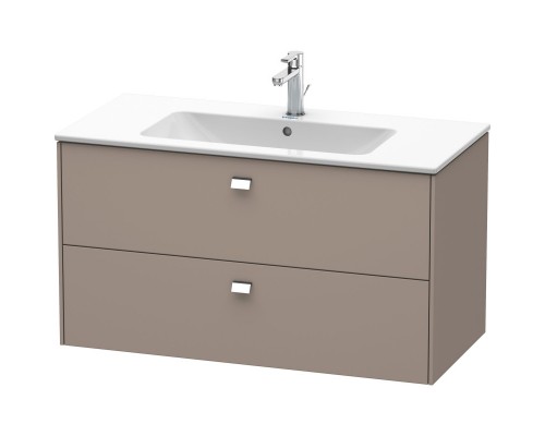 Тумба базальт матовый 102 см Duravit Brioso BR410301043