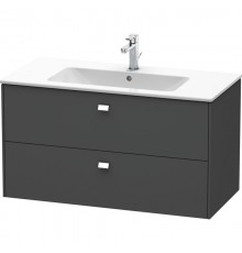 Тумба графит матовый 102 см Duravit Brioso BR410301049