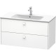 Тумба белый матовый 102 см Duravit Brioso BR410301818