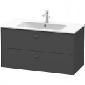 Тумба графит матовый 102 см Duravit Brioso BR410304949 Тумба графит матовый 102 см Duravit Brioso BR410304949