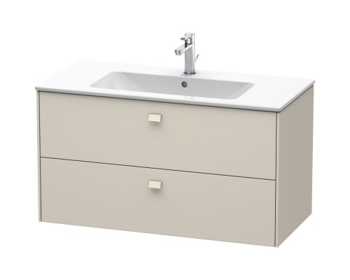 Тумба тауп матовый 102 см Duravit Brioso BR410309191