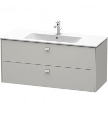 Тумба бетонно-серый матовый 122 см Duravit Brioso BR410400707