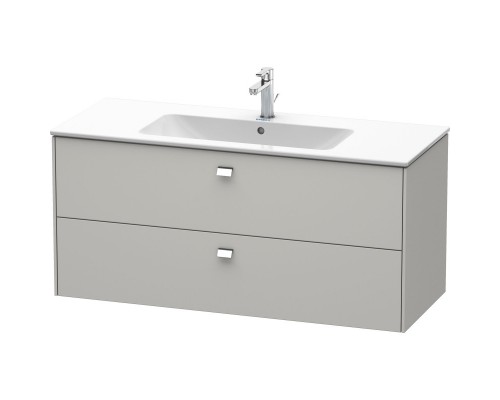 Тумба бетонно-серый матовый 122 см Duravit Brioso BR410401007