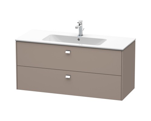 Тумба базальт матовый 122 см Duravit Brioso BR410401043