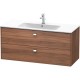 Тумба орех 122 см Duravit Brioso BR410401079