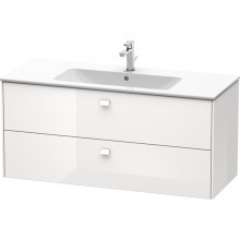 Тумба белый глянец 122 см Duravit Brioso BR410402222