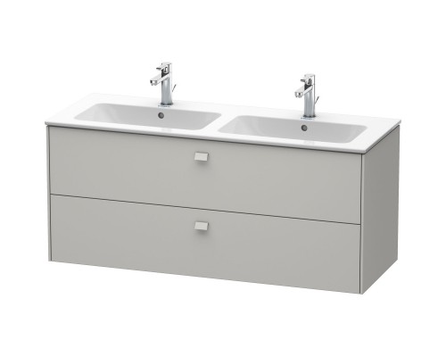 Тумба бетонно-серый матовый 129 см Duravit Brioso BR410500707