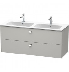 Тумба бетонно-серый матовый 129 см Duravit Brioso BR410501007