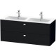 Тумба черный дуб 129 см Duravit Brioso BR410501016