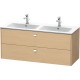 Тумба дуб 129 см Duravit Brioso BR410501030