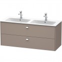 Тумба базальт матовый 129 см Duravit Brioso BR410501043 Тумба базальт матовый 129 см Duravit Brioso BR410501043