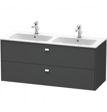 Тумба графит матовый 129 см Duravit Brioso BR410501049